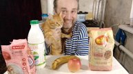 ужин с Рыжулей. мюсли отруби банан яблоко. мукбанг. обжор. еда на камеру. диета. шизофрения.