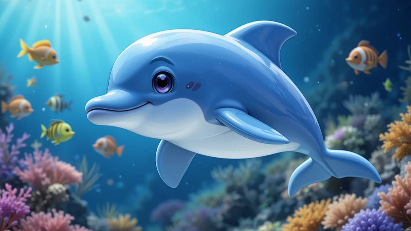 Песенка про дельфина для малышей