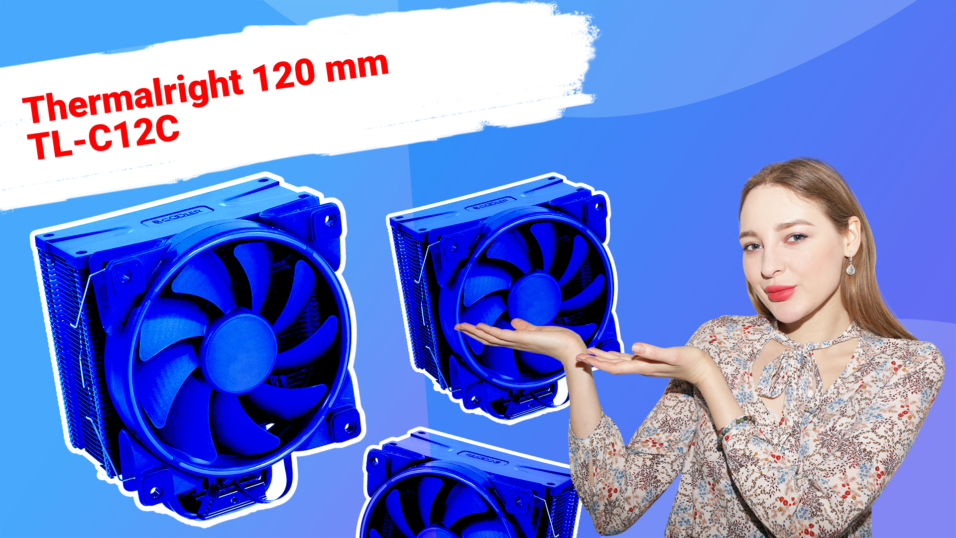 НИКС Компьютерный Супермаркет: видео про Вентилятор 120x120 мм Thermalright 120 mm TL-C12C