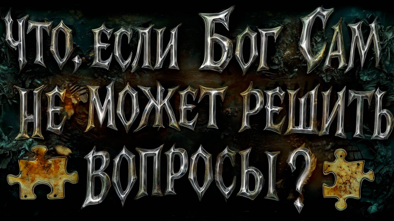 Что если Бог Сам не может решить вопрос?