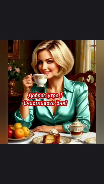Доброе утро ! Счастливого дня!