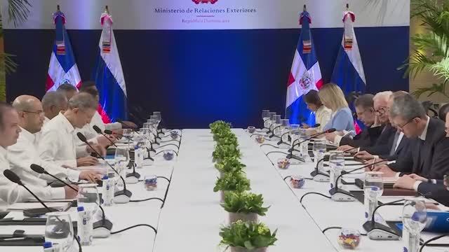 Начало переговоров С.Лаврова с Р.Альваресом, Санта-Доминго, 30 апреля 2025 года