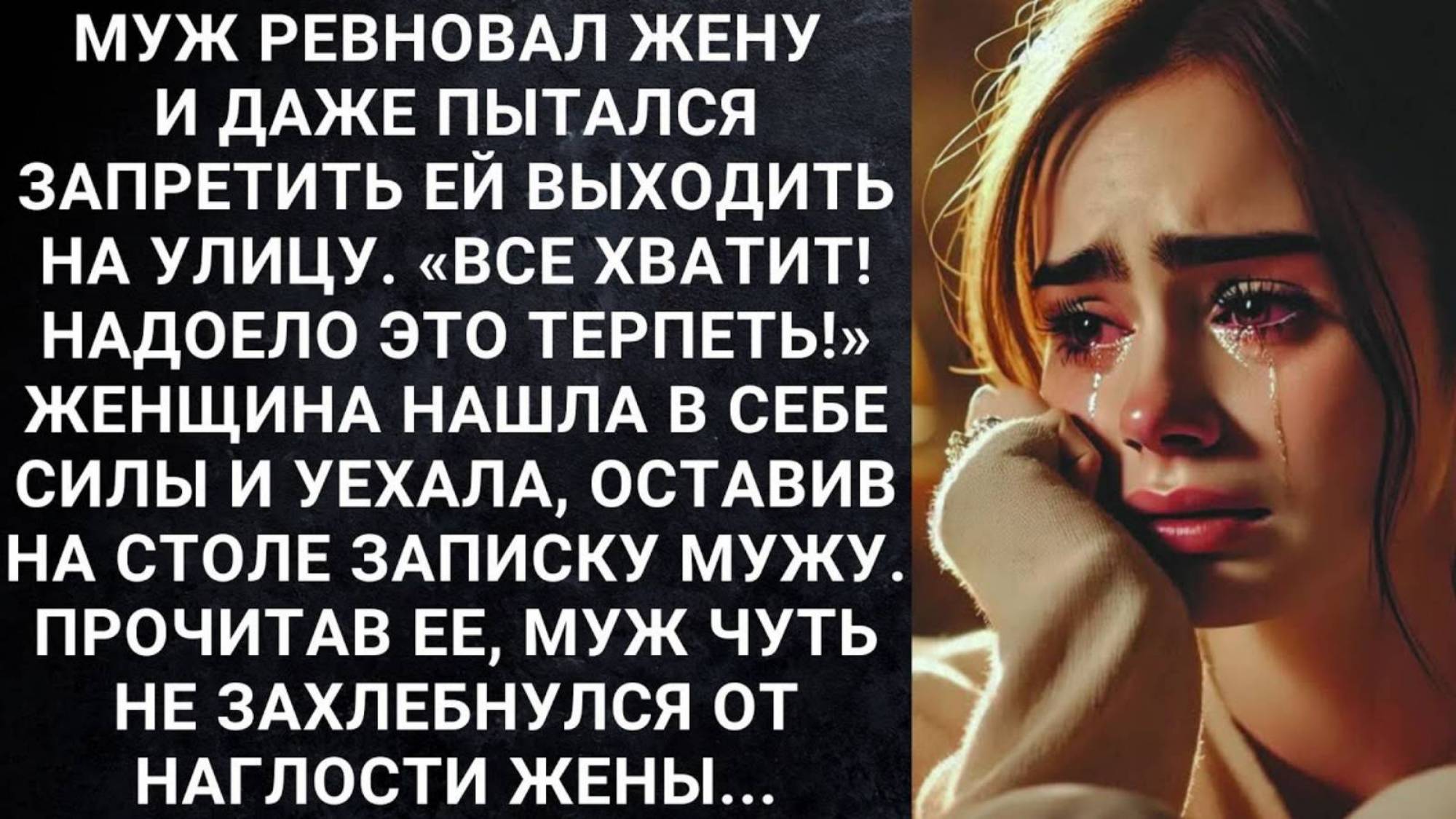 Истории из жизни. Муж ревновал жену Жизненные истории, Аудио рассказы слушать