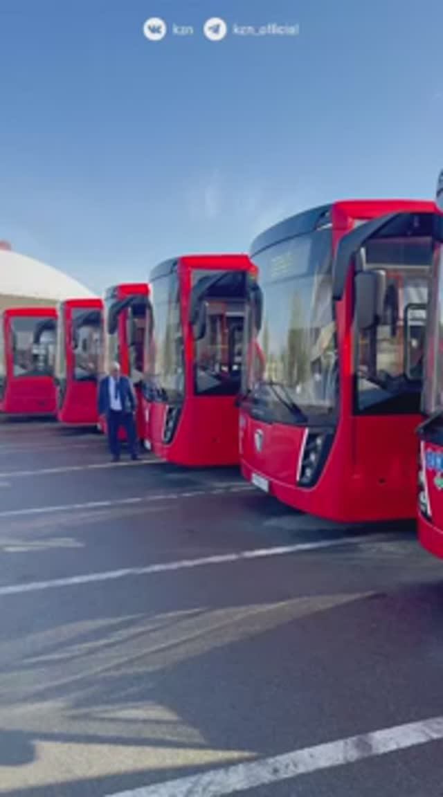 30 новых автобусов вышли сегодня на маршруты города ✨