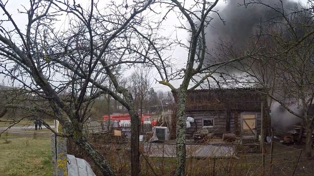 Пожар в Долже 21.04.2017