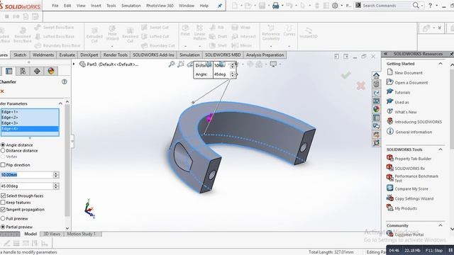 How to design set collar / Shaft collar in solidworks