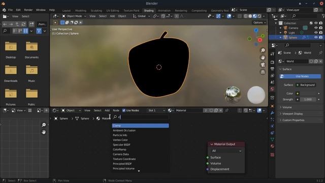 Creating an Apple in Blender | Stylized Apple | #blender #3d #art #Stylized