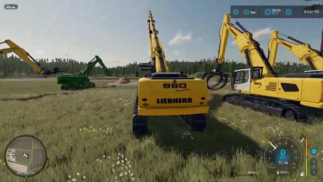 FS 22 - Обзор мода универсального экскаватора Liebherr R960