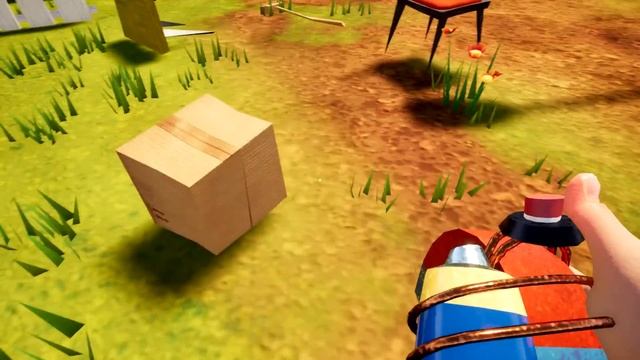 Hello Neighbor Release Перенёс соседа на баке Neighbor riding on the bucket