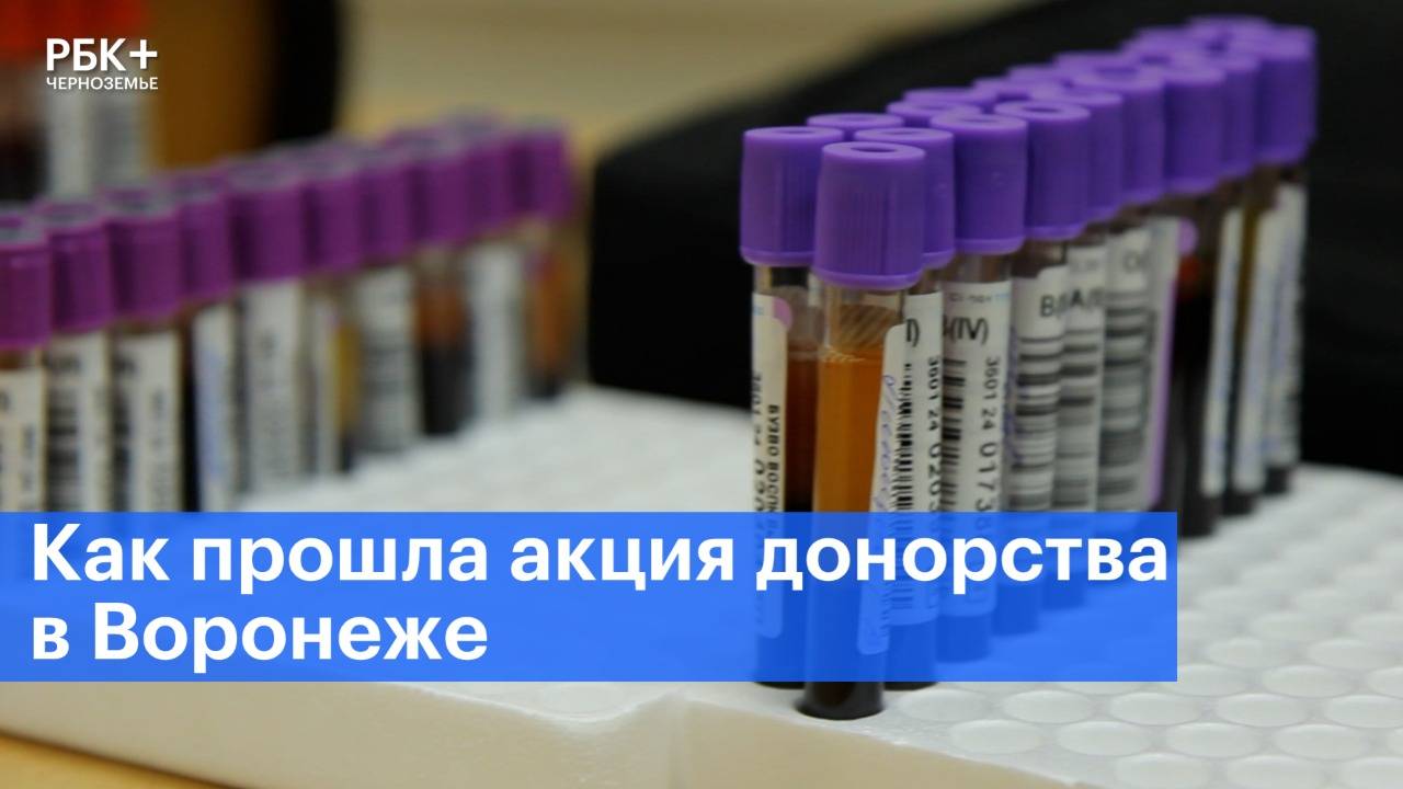 Как прошла акция донорства в Воронеже