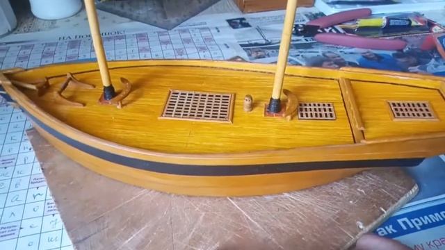 Шхуна " Добрыня " . Мелкие работы .
