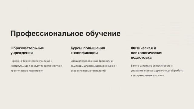 Видеопрезентация «Огненный рубеж: Профессия мужества»