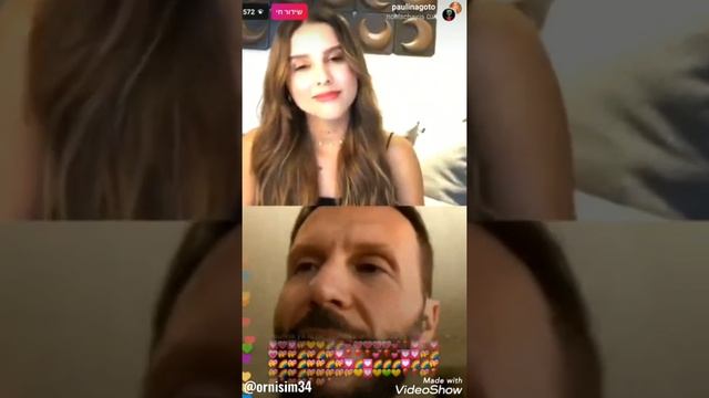 Instagram Live de paulina goto con noel