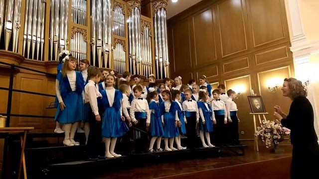 Весёлая поездка. С.Соснин. Хор 1 классов ДМШ им.Гречанинова. Рук-ль Тумаева П.А. Зал ДМШ им.Танеева