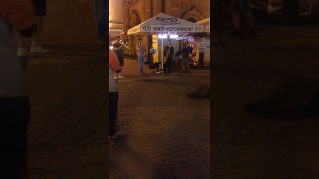 Казань улица Баумана живая музыка