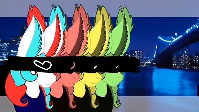 Shape of you meme | анимация | пони |