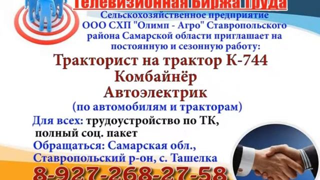 27 07 17 РАБОТА В УЛЬЯНОВСКЕ Телевизионная Биржа Труда 2