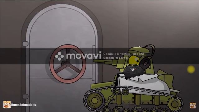 Смотрим мультики про танки. Повреждение ядерного реактора кв-44м HomeAnimations