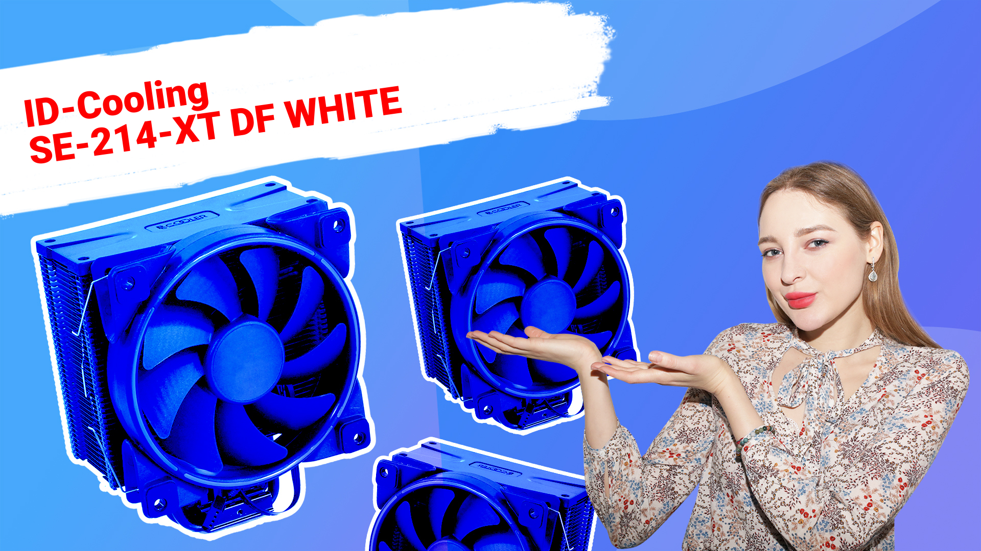 НИКС Компьютерный Супермаркет: видео про Кулер для процессора ID-Cooling SE SE-214-XT DF WHITE