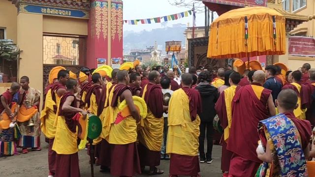 Jey Lama Chongkhapa and H.H 14 Dalai lama Gelug Monlam Chemo successful in Kathmandu Nepal