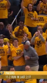 Pacers take their first lead of Game 5!