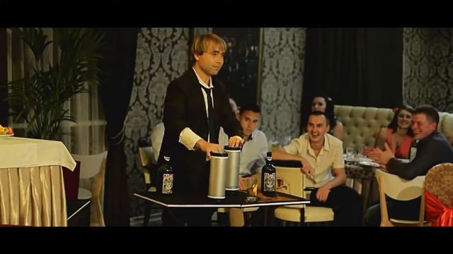 Альберт Пластинин фокус "появление бутылок"