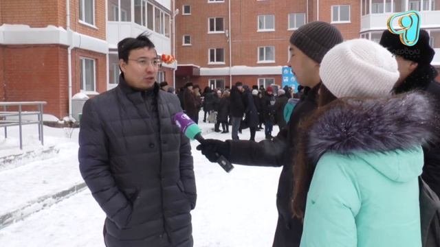 30.11.18 Вручение ключей в микрорайоне Береке(А)