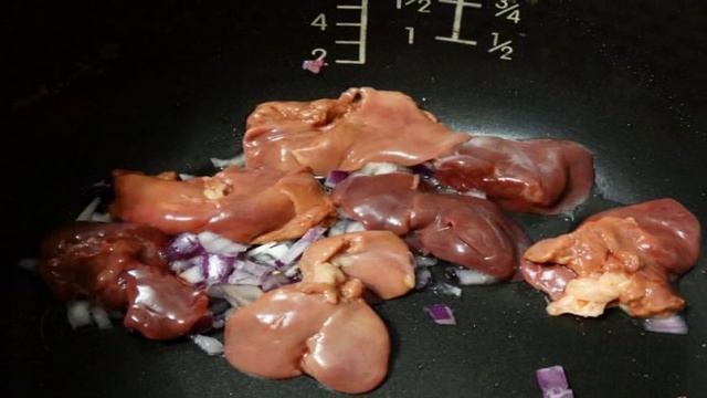Куриная печень в апельсиновом соусе