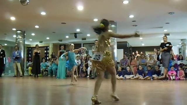 1.06.2014 Ioanna Polydora 3 th place latin solo samba in Athens Dance Cup
