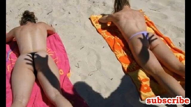 Beach fun. Пляжные приколы.
