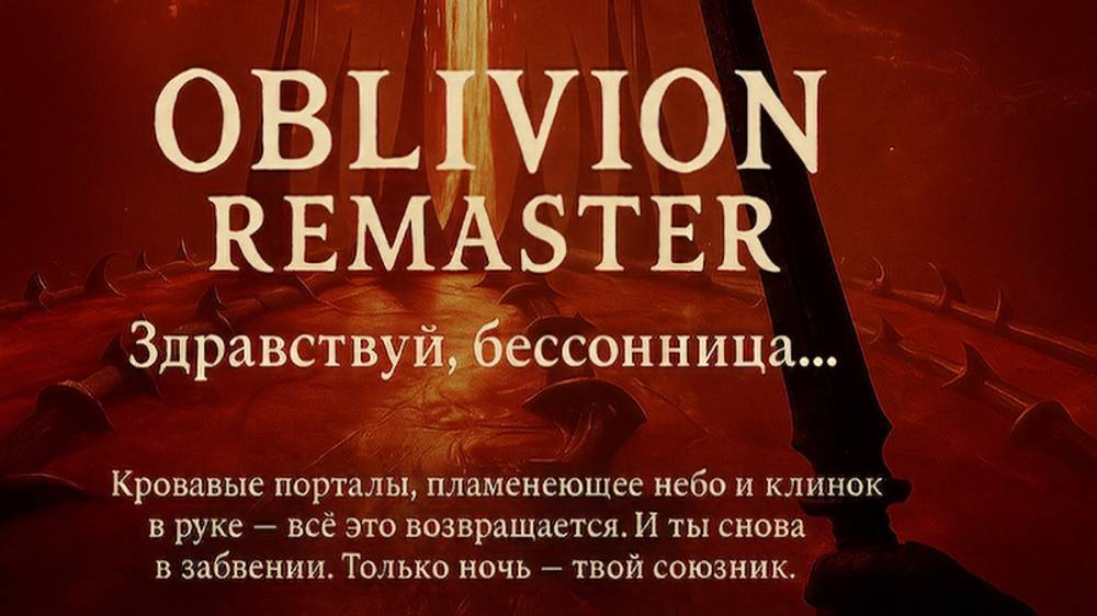 Oblivion Remaster для полуночников