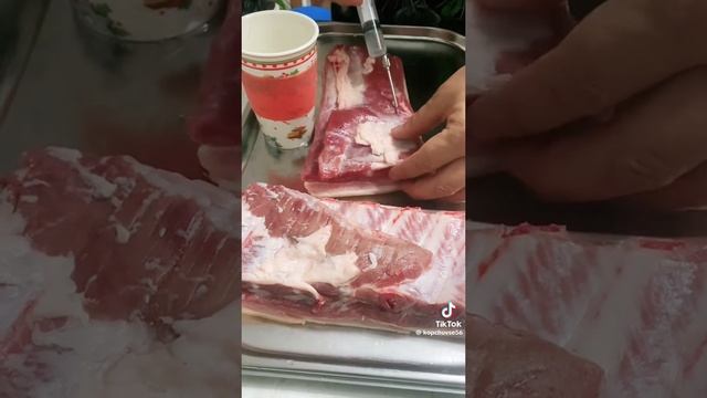 Засолка мяса для копчения