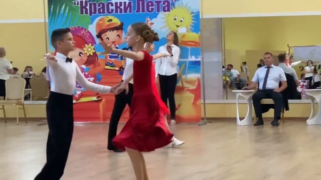 Всероссийский Турнир Краски Лета,латиноамериканская программа, Е класс Rising Star  Дети 2 - 3место