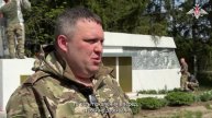 Военнослужащие 810-й отдельной гвардейской бригады морской пехоты группировки войск «Север» пров...