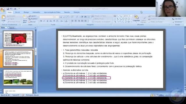 Ciências - 7º ano - reino plantae (02/07)
