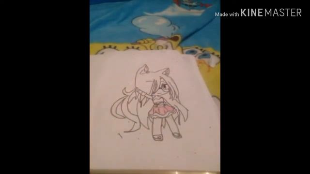 Нарисовала свою ОС! получилось красиво😍 на видео раскрасивла! Подъержим моё страние лайком подписко