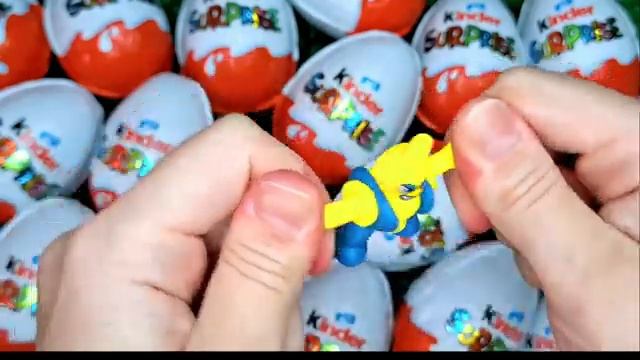 100 НОВЫХ! Вкусные шоколадные яйца Kinder Surprise ASMR Opening