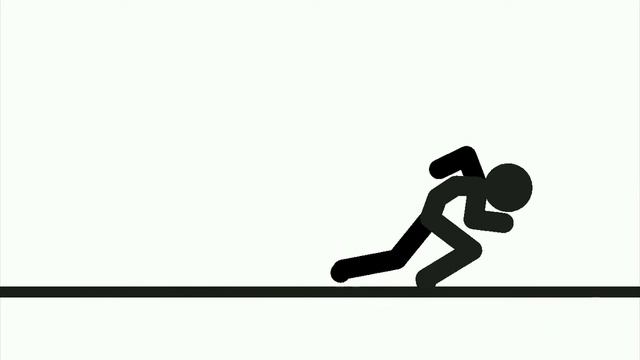 анимация прыжка с бегом