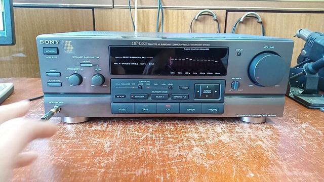 SONY TA-D509 проверка после профилактики.