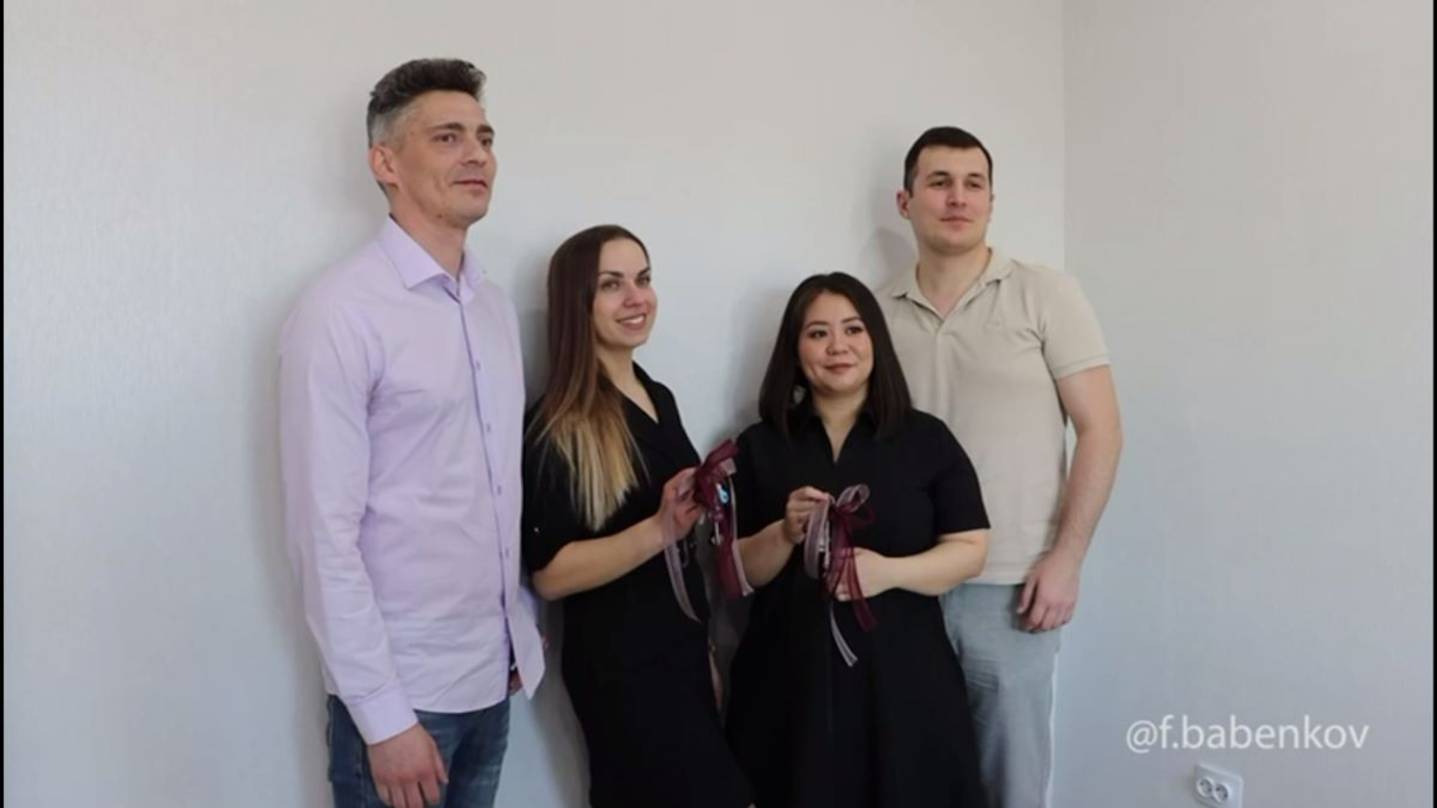 Две семьи врачей получили жилье по программе «Земский доктор» на Кубани