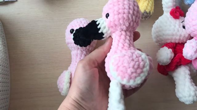 Мои готовые работы. Связано за неделю. Плюшевые игрушки крючком.