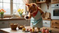 🐰✨ Cute Cat Helps the Easter Bunny 🐱💖 - Easter Kitty to the Rescue
