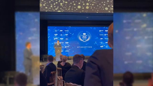 18.12.21 | FIA karting Prize Giving 2021. Paris, France. Церемонія нагородження | Oleksandr Bondare