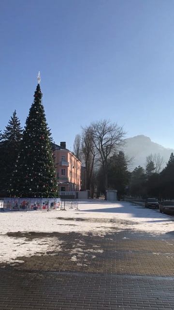 Город Лермонтов в январе