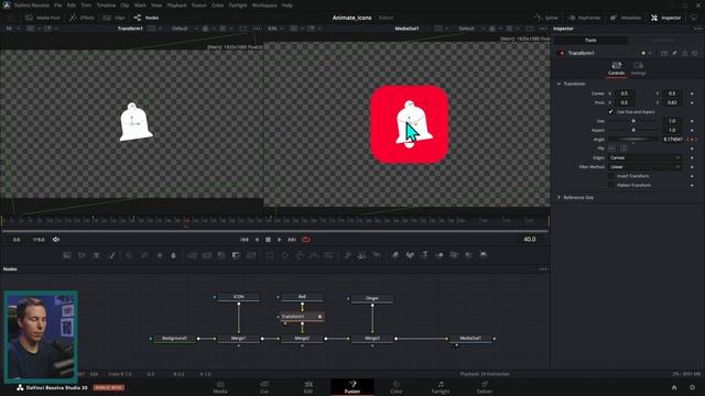 Animate Logos and Icons in DaVinci Resolve! - The Easiest Way!