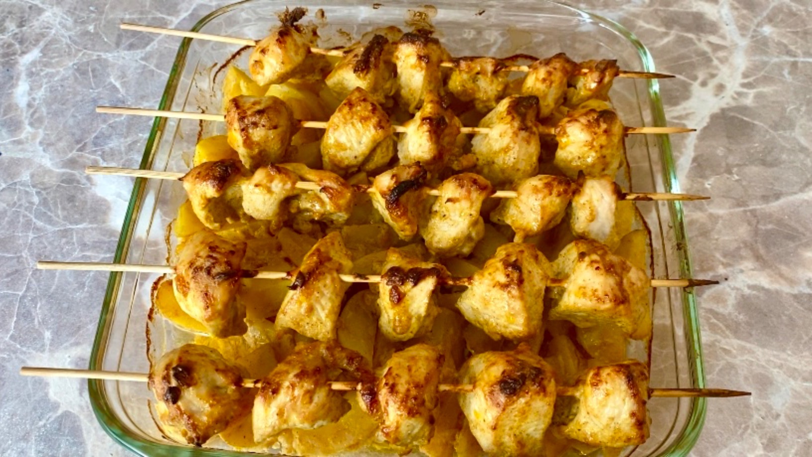 Куриный шашлык в духовке, самый мягкий! Рецепт маринада