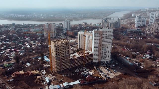 Обход строительства ЖК Эльбрус г.Уфа от ГК "КирпичХолдинг"