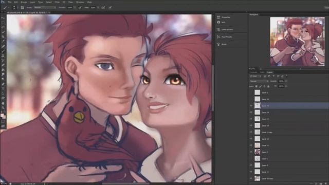 Whittier highschool speedpaint