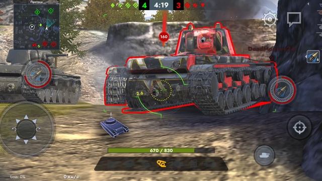 Основной колибр. Так легко и не принужденно в WoT Blitz.