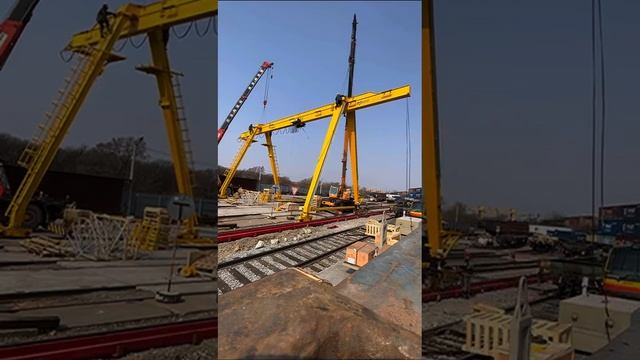 Монтаж Козлового крана грузоподъемностью 12,0 тонн